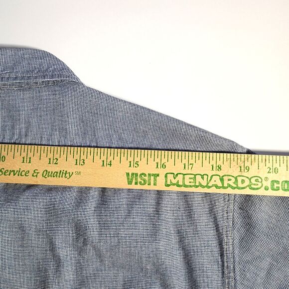 Ralph Lauren Polo Jeans Co Casual Button Up Short Sleeve Shirt Blue Men's L - Picture 8 of 8